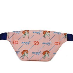 Gucci Kids' GG The Jetsons-print Supreme Canvas Belt Bag Pink Blue    502095